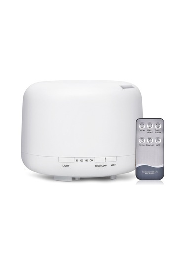 Suofeng 500ml Uyumlu Led Işık Ve Uzaktan Kumanda İle Ultrasonik Nemlendirici Aromaterapi Dağıtıcı Avrupa Standartı