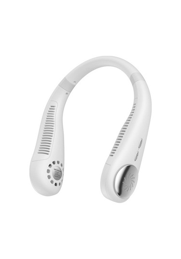 High Quality Shoe Bag Boyun Asma Fanı Portatif Ayarlanabilir Soğutma Fanı 9074 Beyaz