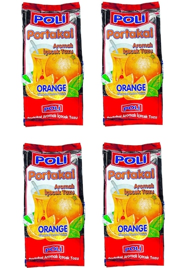 Poli Toz İçecek Portakal 300 Gr X 4 Adet 300 G