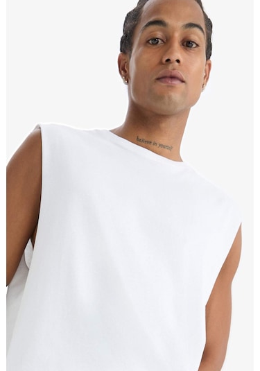 DeFactoFit Boxy Fit Bisiklet Yaka Sporcu Atlet A1821AX25HSWT80