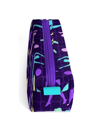 Coral High Kids Mor Voleybol Desenli Kalem Çantası 22076