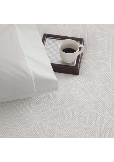 Taç Jakar Anette Çift Kişilik Pike Takımı Gri 000000001000047208 Gri