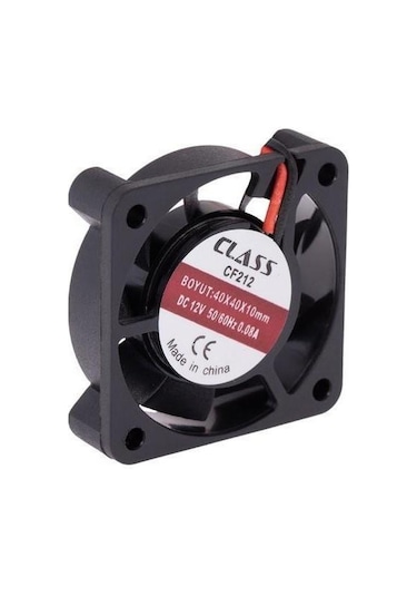 Class 40X40X10Mm Dc 12Volt Fan 1Adet