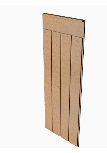 Mdf Cnc Işlemeli Dekoratif Boyanabilir Duvar Paneli 102x36cm 6mm 102x36cm