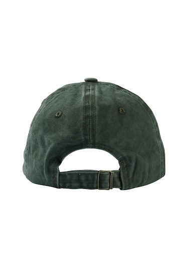 Perlotus Jeep Metal Logolu Yeşil Eskitme Beyzbol Şapka