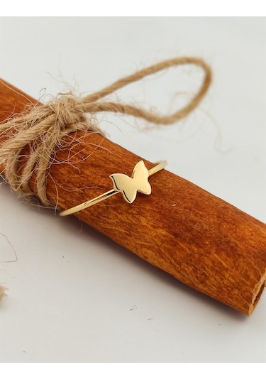 İkyz00068 Kelebek Altın Yüzük