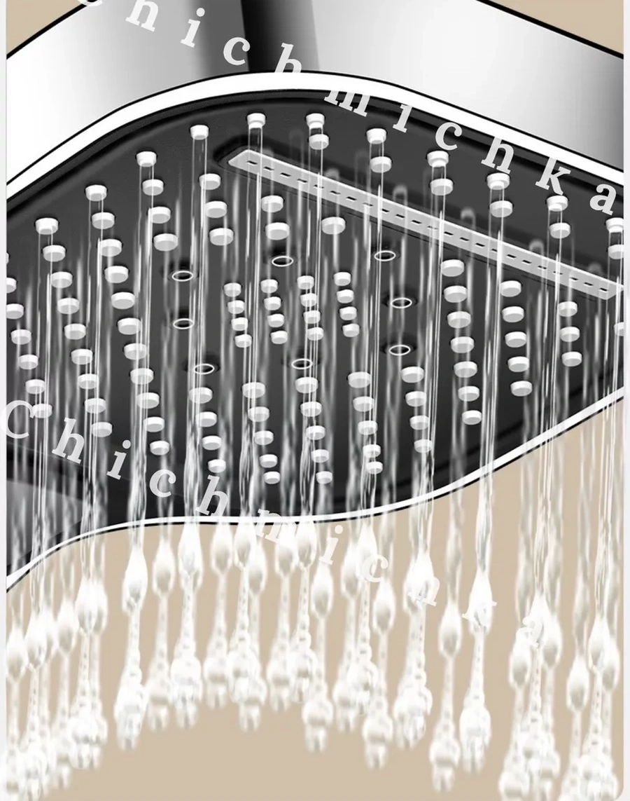 Chichmichka Silikonlu Hortumlu Duş Başlığı 208592937 Gri