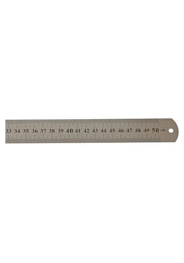 Leo Çift Taraflı Çelik Cetvel 500 X 30 MM Metal