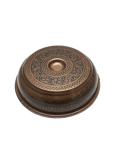 Fkn Ağır Bakır Eskitme Hamam Tası Bakır