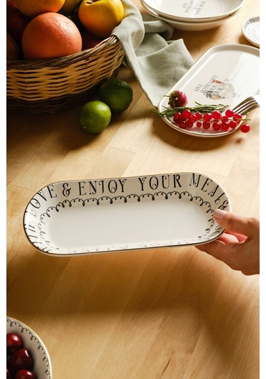 Karaca Farmland Mood Kayık Tabak 27 Cm