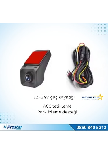 Wifi G-sensör Park Modu 128 Gb Destekli Araç Yol Sürüş Kamerası Geniş Açılı