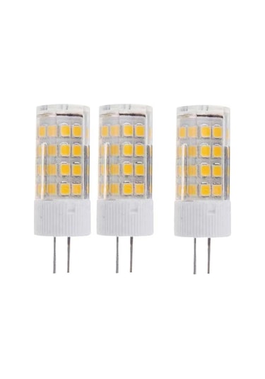 2,5 W - 220 V Ledli Kapsül Ampul G4 Duylu İğne Bacaklı Led Ampul Gün Işığı 3 Adet