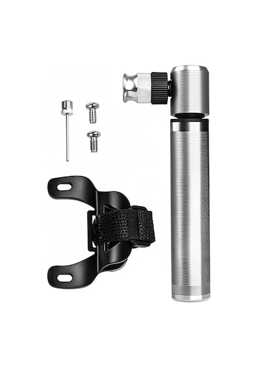 Hombey 160psı Yüksek Basınçlı Mini Bisiklet Pompa, Alüminyum Gövde, Taşınabilir, Bisiklet Lastikleri Ve Toplar İçin, Fikstürle