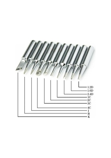 Pazly Uyumlu Lehim Makinesi Seti Kurşunsuz Geeroyoo 900m-t 10 Çeşitli Boyutlar - Uk