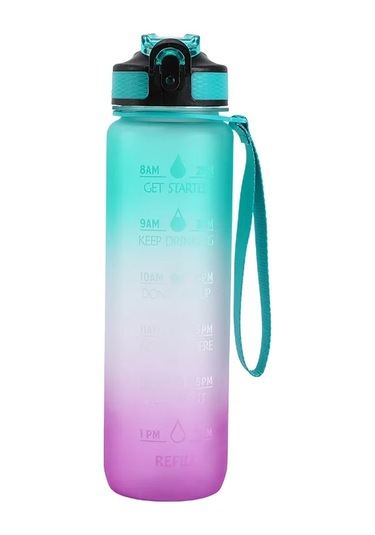 1000 Ml/2000 Ml Taşınabilir Seyahat Su Pipetli Şişe Motivasyon Spor Spor 900-1000ml Green-b 600ml To 1000ml 900-1000ml Green-b