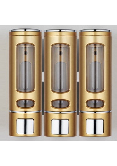 Xindoker Duvar Tipi 3 Başlı Sabun Dispenseri - 400 Ml, Tiyap Beyaz, Otel/ev Kullanıma Uygun, Kolay Kullanım, Dayanıklı Malzeme Beyaz