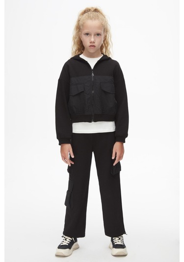 Kız Hırka 24knk37316 Siyah