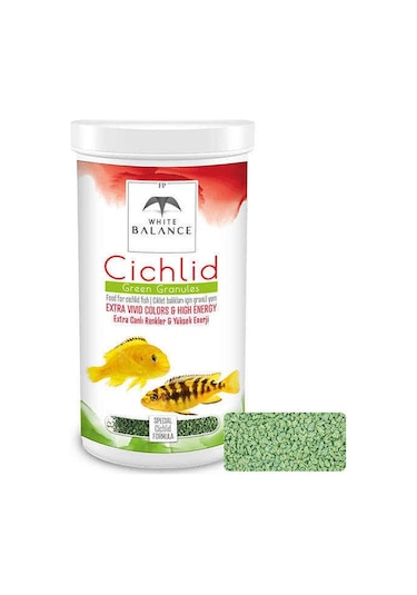 White Balance Cichlid Green Granules 250 Ml