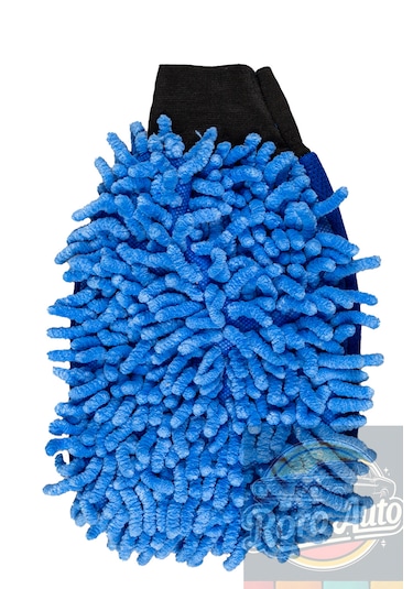 Roro Auto Munzur Mikrofiber Araç Yıkama Eldiveni Mavi