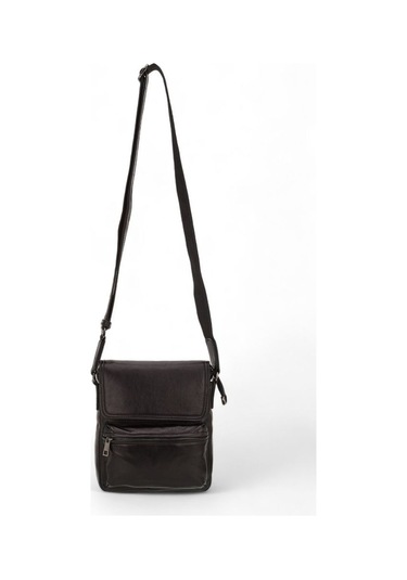 Bilik Deri Siyah Soft Deri Erkek Postacı Çantası Blm08 02 001