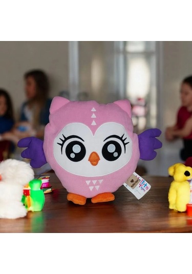 Peluş Yumuşak Oyuncak Ve Yastık - Sevimli Oda Dekoru Ve Uyku Arkadaşı Yıkanabilir Baykuş Kız