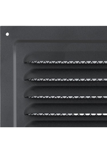Suntek Metal Havalandırma Kapağı Yoğun Izgara 15cmx15cm-siyah