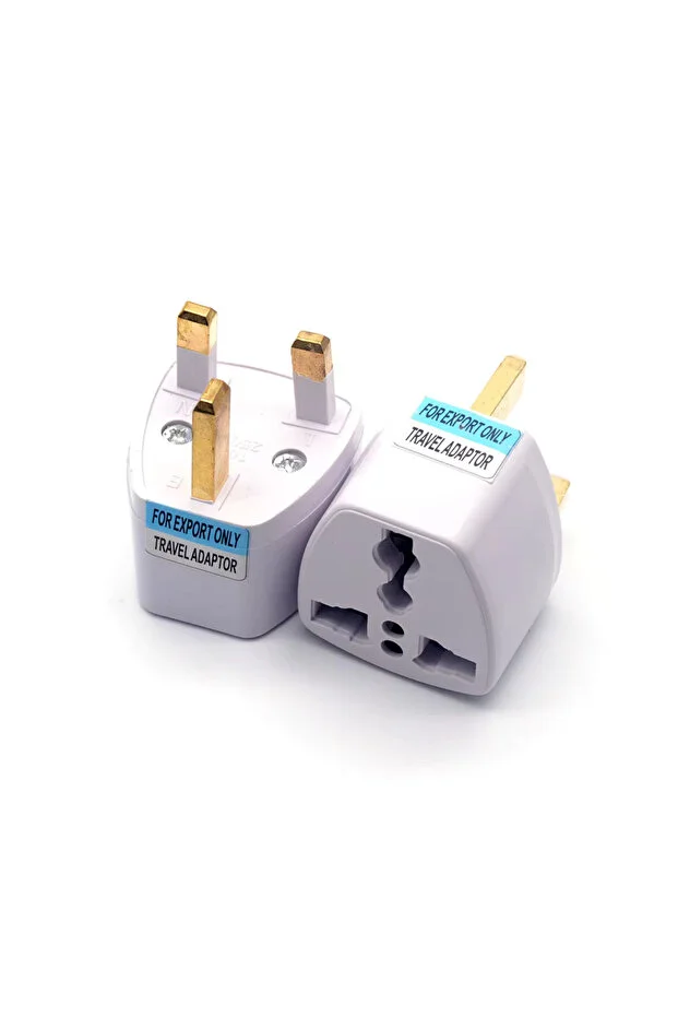 5 Adet Type-g Plug Adapter Hac/ümre Plug Adaptor Seyahat Ac Güç Şarj Adaptörü Dönüştürücü Priz