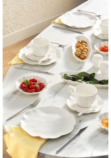 Karaca  Forever Bone Marigold 32 Parça 6 Kişilik Kahvaltı Takımı