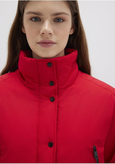 Mavi - Kırmızı Ceket 1110269-90367 Kırmızı