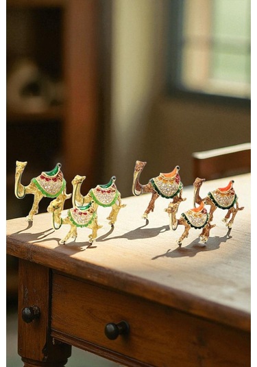 Dekoratif Deve Biblosu 3'lü Set