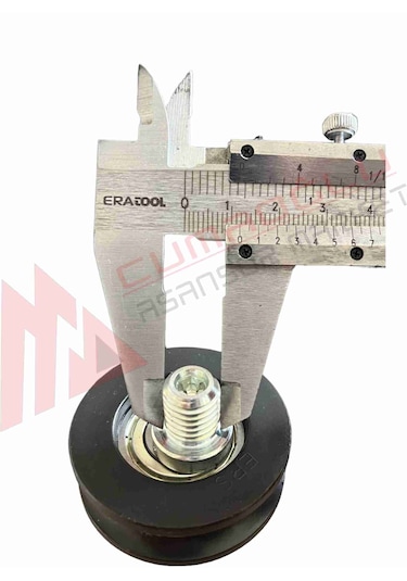 Asansör Ray Alt Makarası Ø49 M12 Eksantrik