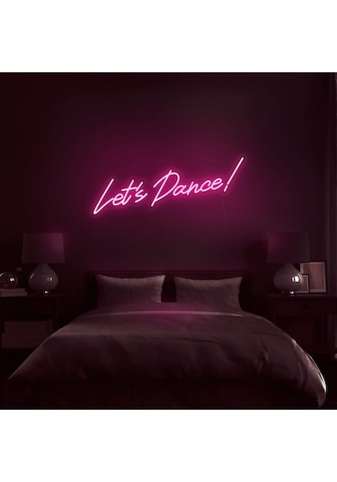 Twins Led Let's Dance Yazılı Neon Tabela Pembe Model:model:34483366 Pembe