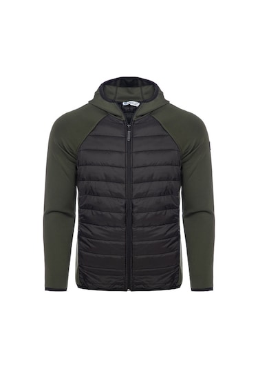 Ghassy Co.  Rüzgara Dayanıklı Kapüşonlu Hafif Şişme Erkek Spor Ceket