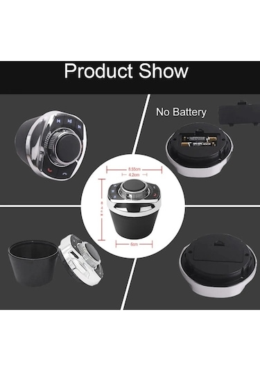Ebitda Çok Fonksiyonlu Araba Bardak Tutucu Kablosuz Düğme Direksiyon Düğmesi Işıklı Uzaktan Kumanda Pratik Araba Aksesuarı Araba İçin Otomobil İçin