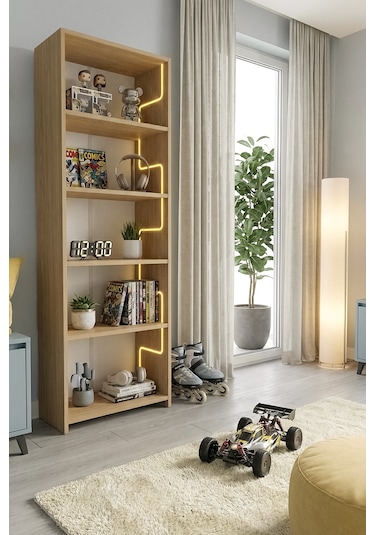 Labirent Ledli Açık Kitaplık Miro