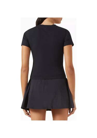 Vuori Modal Kesimli Pose Fitted Crop Top, Yumuşak & Esnek Kesim, Çok Yönlü Siyah