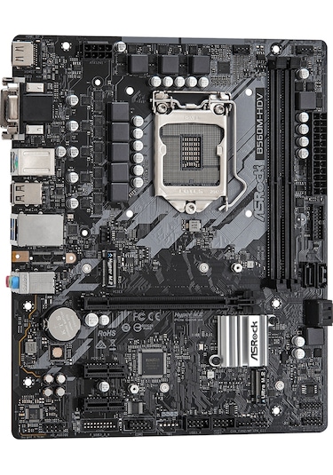 Asrock B560M-HDV Intel B560 5000 MHz (OC) DDR4 Soket 1200 mATX Anakart