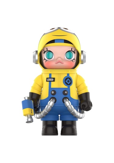 Pop Mart Mega Space Molly %400 Minyonlar Figürü, Minion Temalı Dev Koleksiyon Figürü Karakter Figürü