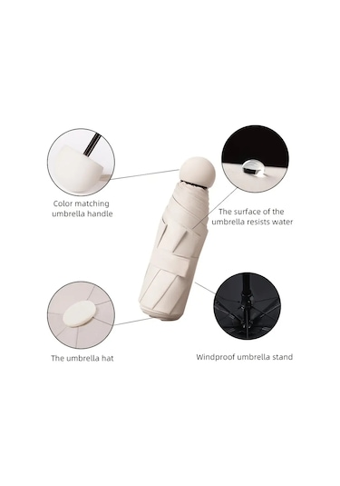 8 Telli Kapsül Şemsiye Krem