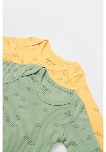 Organik Modal Fil Baskılı 2 Li Uzun Kollu Badi Csym11316 001