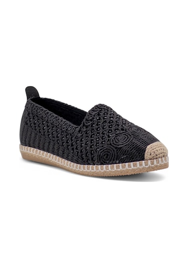 Pandora Moda Y25.82.112 Kadın Hasır Espadril Siyah