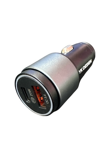 Yk Design Yk-ot704 Pd 55w Araç Gerçek Hızlı Şarj Başlığı
