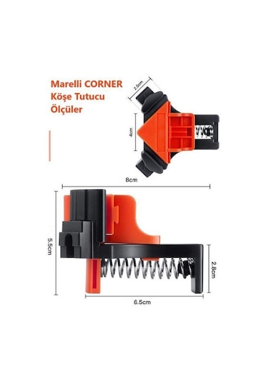 Marelli Corner Köşe Tutucu Köşe Birleştirme Aparatı, Köşe Mengenesi