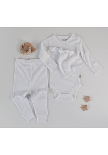 BabyCosy Modal Pantolon & Badi & Şapka Set Csym22511 001
