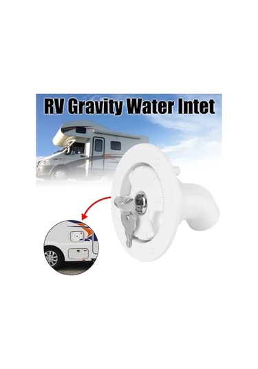 Trendooze Gaojunshop01 Beyaz 80mm Kilitlenebilir Karavan Su Dolap Kapağı Beyaz