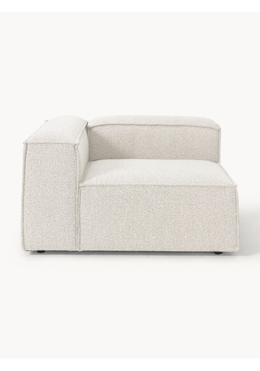 Most Mollis Köşe Modül Berjer Silinebilir 01 Lüks Bukle Beyaz Kum Beyaz