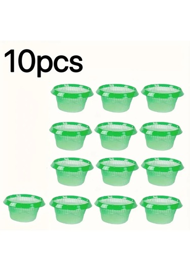 Willowhaven 10 Adet Yeşil Yeniden Kullanılabilir Sebze Salyangozu Koruma Kılıfı