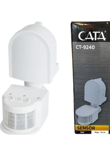 Cata Ct-9240 Duvar Tipi 180 Derece Hareket Algılayıcı Sensör