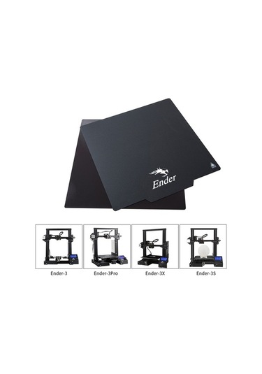 Dancemonkey Yazıcı Aksesuar Creality 3d Ender 3 Manyetik Yapı Yüzeyi, 3d Yazıcı Isıtmalı Yatak Platformu