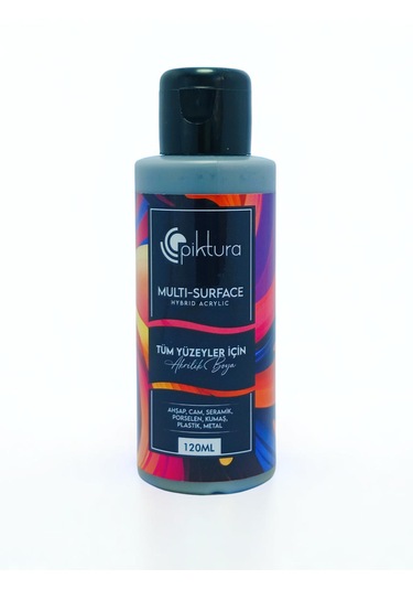 Piktura Akrilik Multisurface Boya 120ml Granit Gri